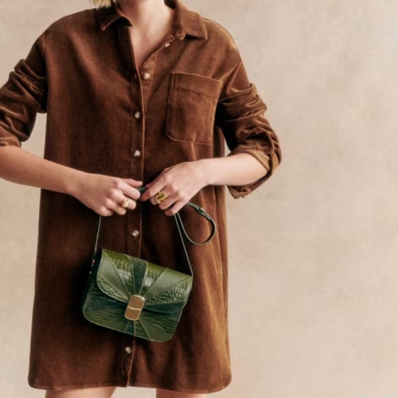 Sezane Sadie Dress (Caramel) - Picture 3 of 14